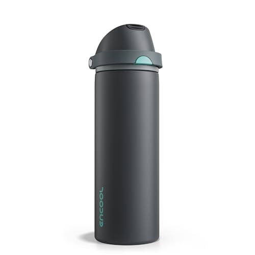 Insulated Water Bottle with Straw