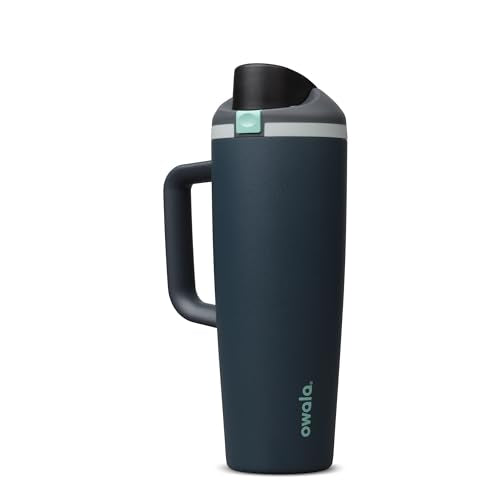 FreeSip Tumbler Stainless Steel Water Bottle 30 oz Foggy Tide