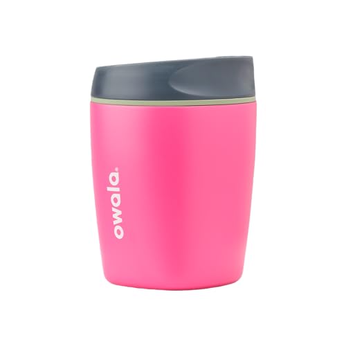 SmoothSip Insulated Travel Coffee Cup 10 oz Watermelon Breeze
