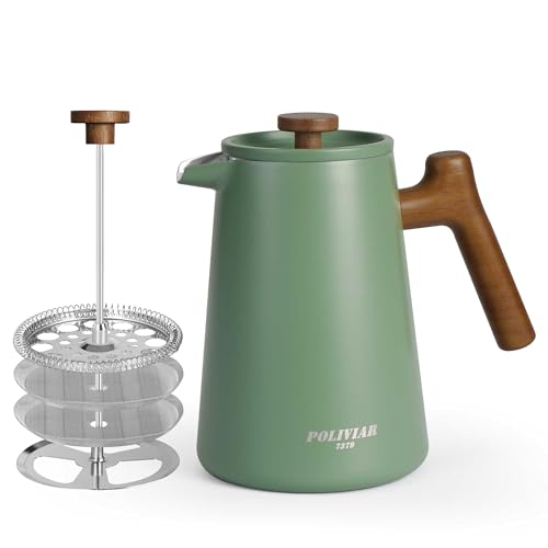 POLIVIAR French Press Coffee Maker (34 Ounce)