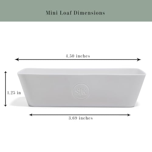 Silicone Individual Mini Loaf Pans (12 Count)