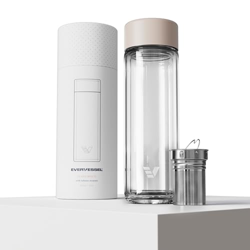 Glass Multi Tea Infuser Bottle 14oz