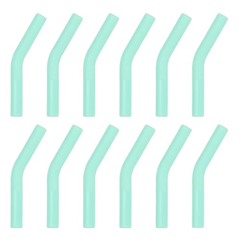 12Pcs Silicone Straw Tips (12 Count)