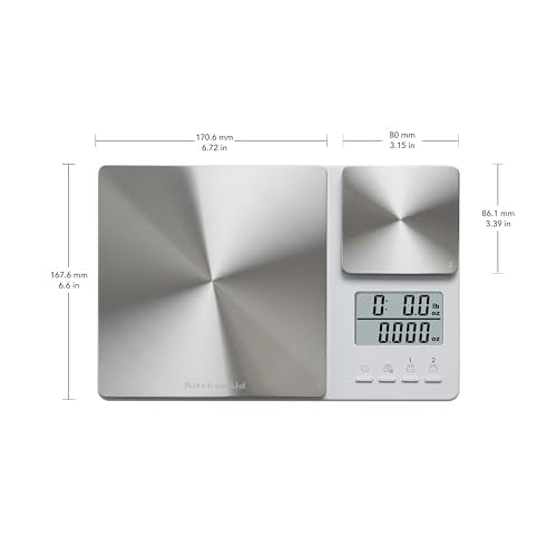 KQ909 Dual Platform Digital Kitchen and Food Scale