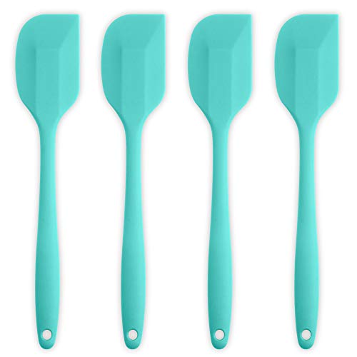 4 Piece Silicone Spatula Set with Stainless Steel Core