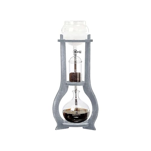 Iced Coffee Cold Brew Drip Tower Coffee Maker Wooden