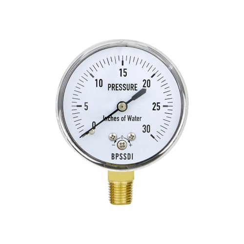 0 30 Inches of Water Column Gauge