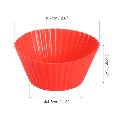18Pcs Silicone Cupcake Liners (18 Count)