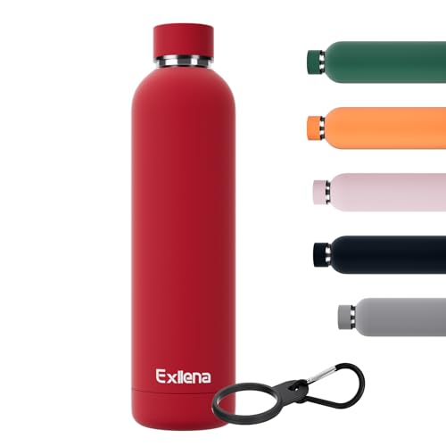 Slim Insulated Water Bottles for Travel 32oz with Clip