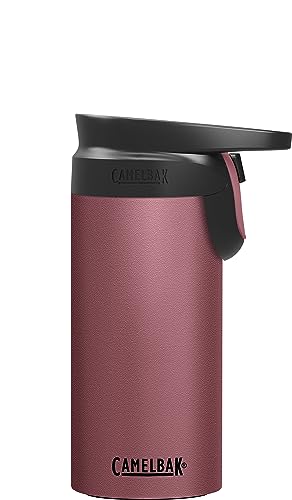 Forge Flow Insulated Stainless Steel Travel Mug Terracotta Rose