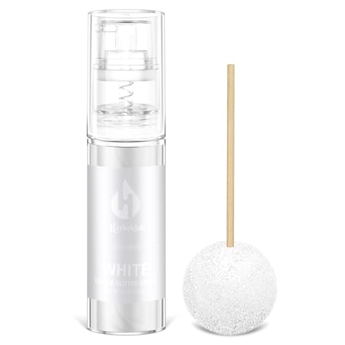 White Edible Glitter Spray