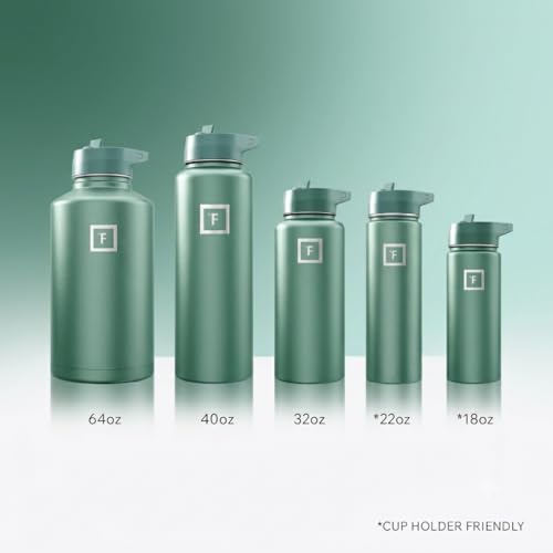 40 oz Wide Mouth Water Bottle with Straw