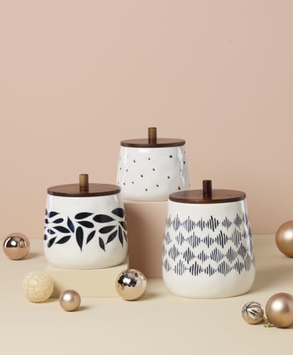 Blue Bay 3 Piece Canister Set with Lid (3 Count)