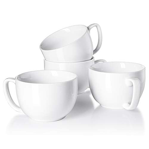 16oz Large Coffee Mugs Set of 4 (4 Count)