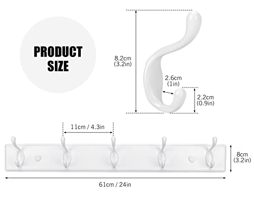 Heavy Duty Wooden Coat Rack