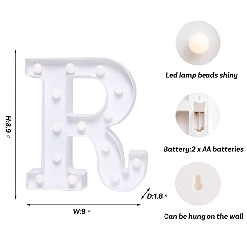 LED Letter Lights Sign Marquee Light Up Letters Sign for Night Light Wedding