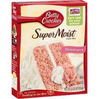 Super Moist Strawberry Cake Mix 15.25 oz (183 Ounce)