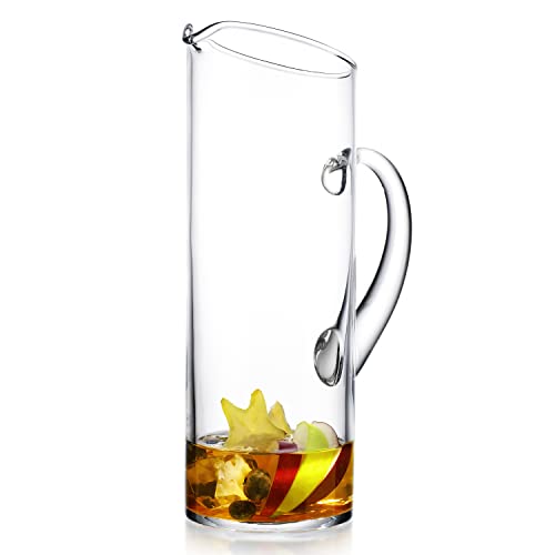 Glass Water Pitcher with Spout