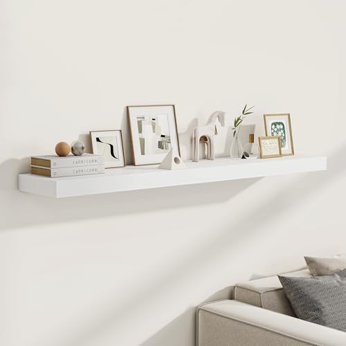 White Floating Shelves 48 InchLong