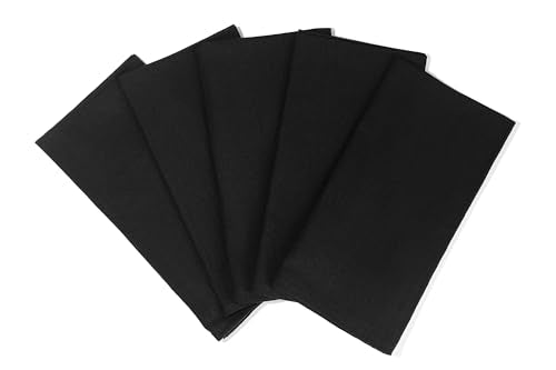 Black Flour Sack Tea Towels (5 Count)