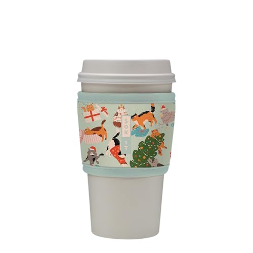 HotSok Coffee & Tea Reusable Insulated Neoprene Cup Sleeve