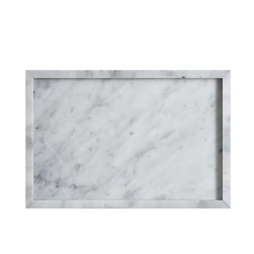 Italian White Marble Vanity Tray