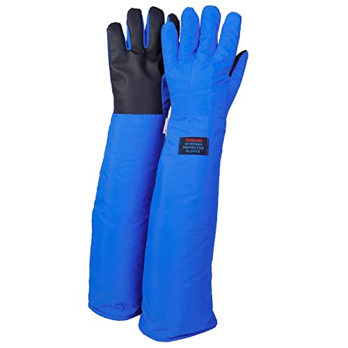 Cryogenic Gloves Low Temperature LN2 Liquid Nitrogen Protective Gloves Cold Storage Safety Frozen Gloves