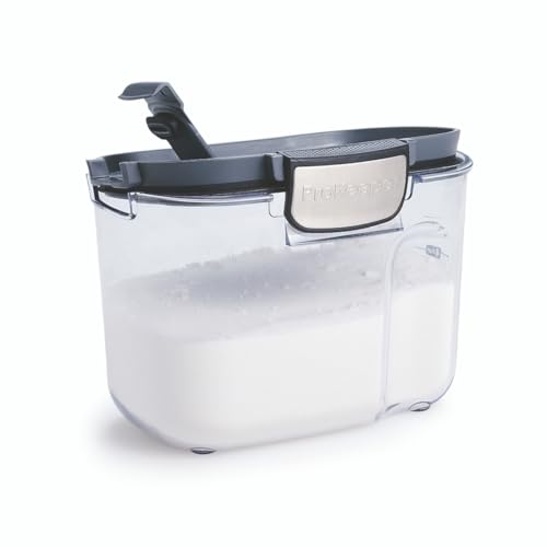 International ProKeeper+ Clear Plastic Airtight Food Baker's Kitchen Storage Organization Container Canister Set with Magnetic Accessories (2 Count)