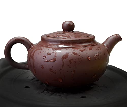 Teapot 10oz Red Brown Chinese Yixing Clay Pot Zisha Gongfu Tea