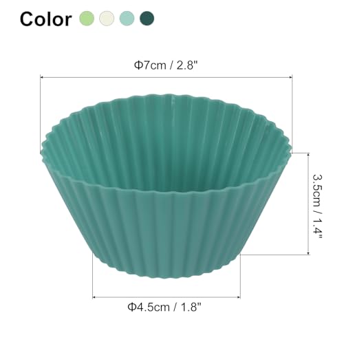 24Pcs Silicone Cupcake Liners