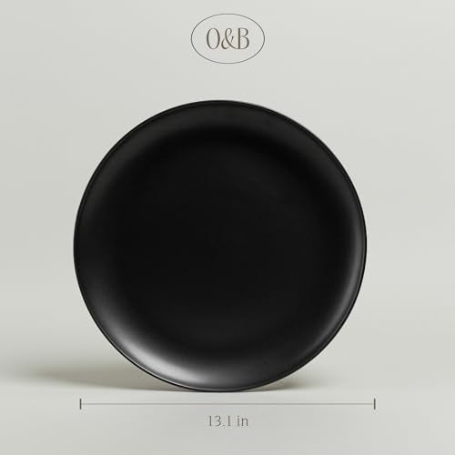 over&back Coupe Stoneware Serving Platter