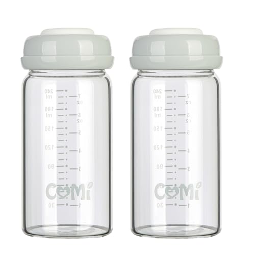 Wide Neck Glass Breastmilk Collection n Storage Bottle