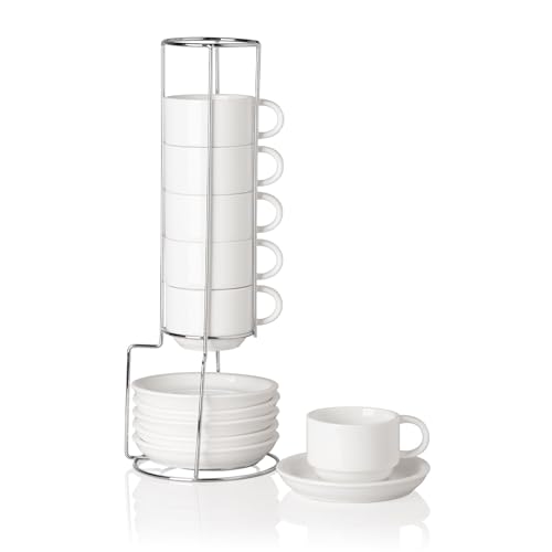 Sweejar Ceramic Espresso Cups Set of 6
