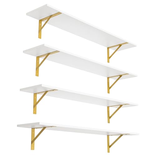 Long Wall Shelves (4 Count)