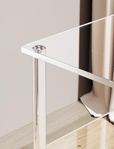 Acrylic Side Table Clear 3