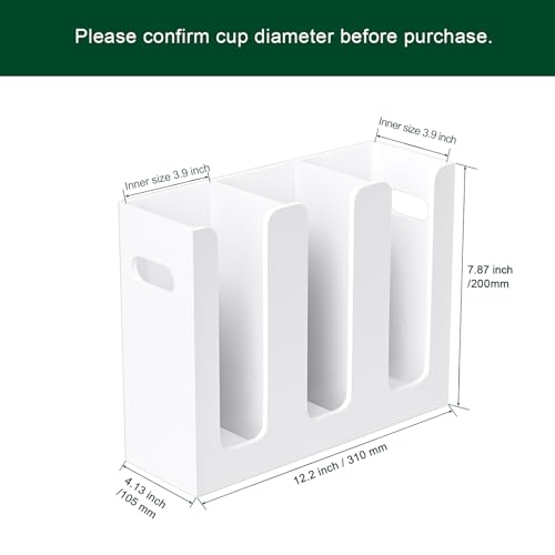 Disposable Coffee Cup Dispenser with Handles