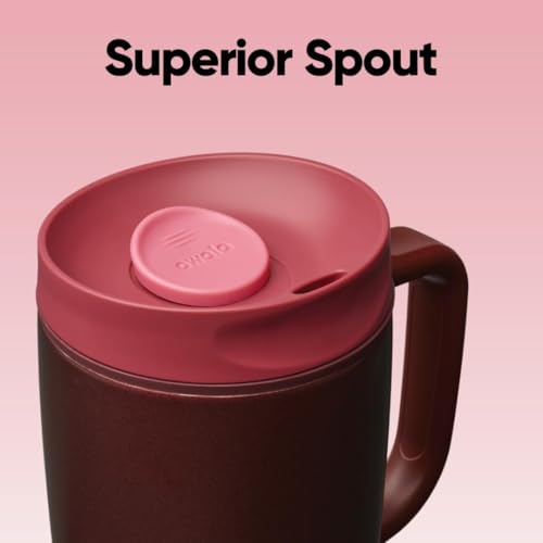 SmoothSip Slider Stainless Steel Insulated Travel Mug with Handle