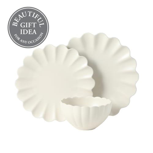 Bistro Fleur Plates and Bowls Sets