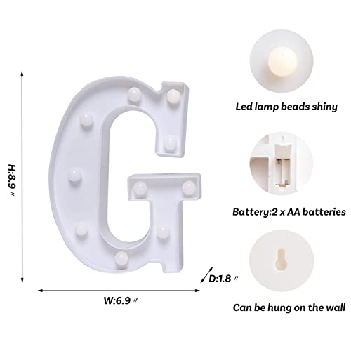 LED Letter Lights Sign Marquee Light Up Letters Sign for Night Light Wedding