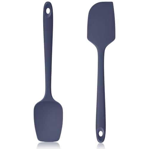 600ºF Heat Resistant Silicone Spatula Spoonula Set of 2