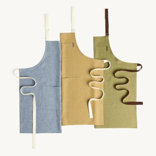 100% Pure Linen Apron