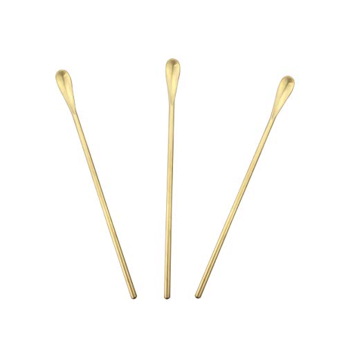 Matte Long Handle Spoon Cocktail Mixing Stirring Spoons Iced Tea Coffee Spoons with 8.6 inch Long Handle Brushed SUS304 Stainless Steel