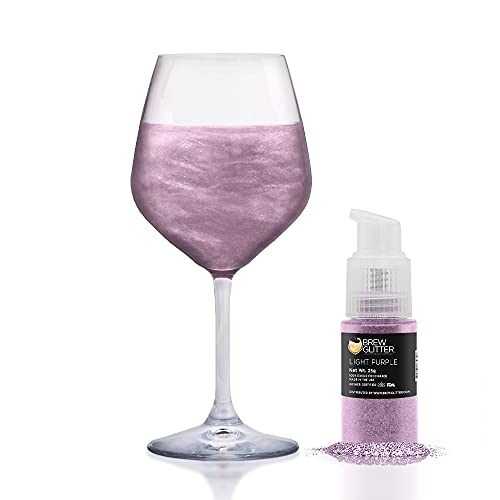 Light Purple BREW GLITTER Edible Glitter For Drinks
