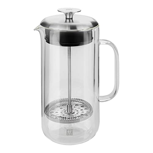 Sorrento Double Wall French Press and Latte Glass (3 Count)