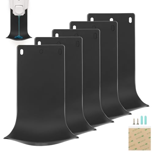5PCS Dispenser Drip Tray Wall Mount Soap Dispenser Bracket