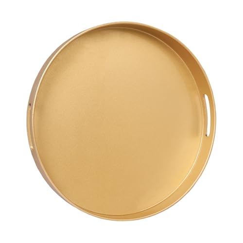 13" Gold Decorative Tray