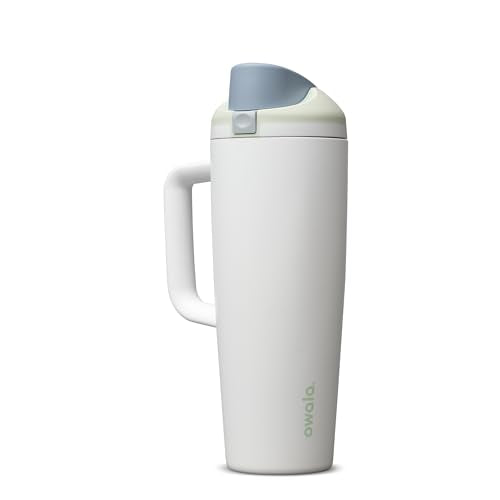 FreeSip Tumbler Stainless Steel Water Bottle 30 oz Iced Breeze