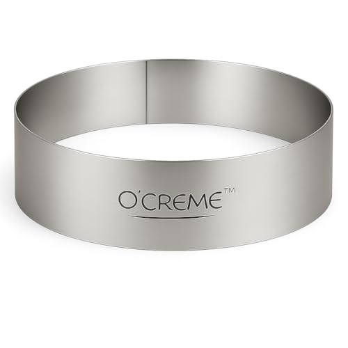 Stainless Steel Cake Ring Mold for Baking 12x3 Inch