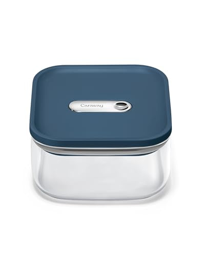 1 qt Glass Airtight Food Storage Container with Lid