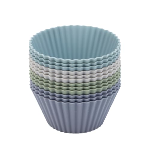 Silicone Baking Muffin Cups (12 Count)